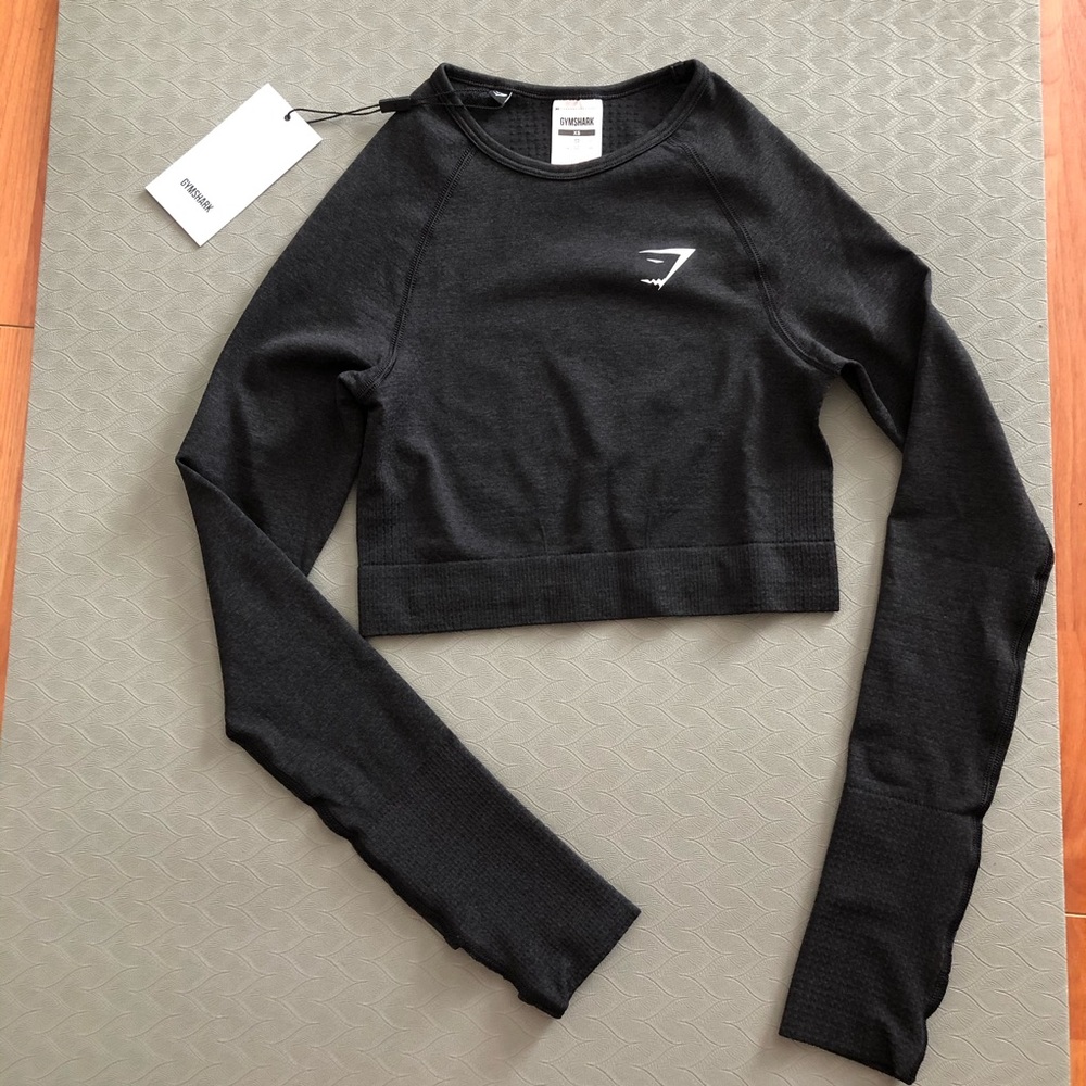 NEW Gymshark Vital Seamless Long Sleeve Crop Top